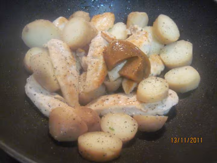 Aiguillettes de poulet a l avocat persillee