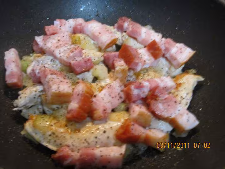 Aiguillettes de poulet a la sauce madere