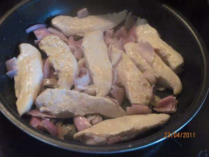 Aiguillettes de poulet au curry