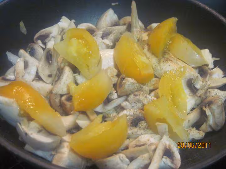 Aiguillettes de poulet aux champignons