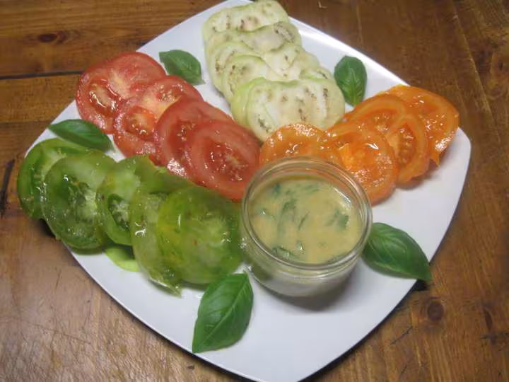Assiette fraicheur de tomates