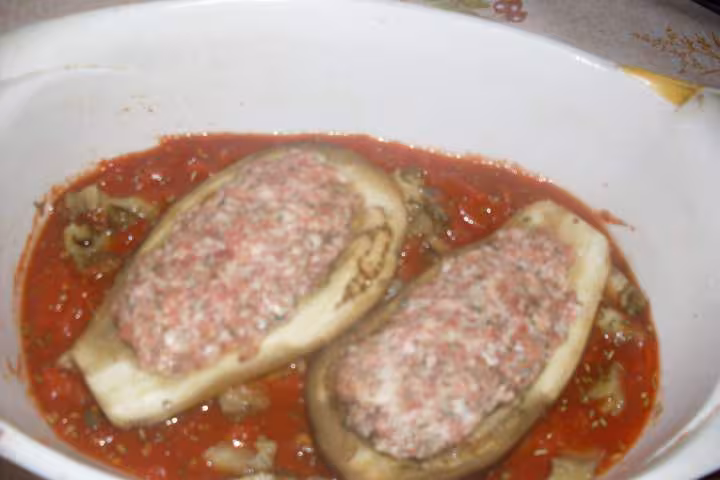 Aubergines farcies