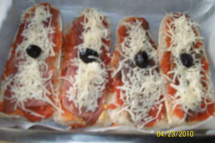 Baguettes garnies