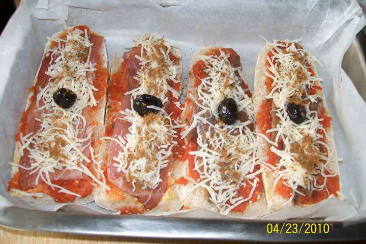 Baguettes garnies