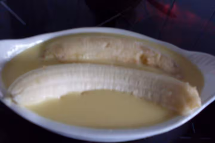 Bananes creme patissiere chantilly