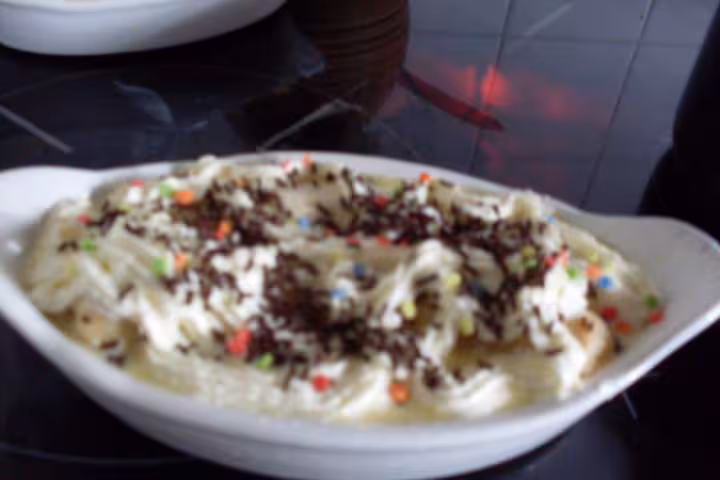 Bananes creme patissiere chantilly