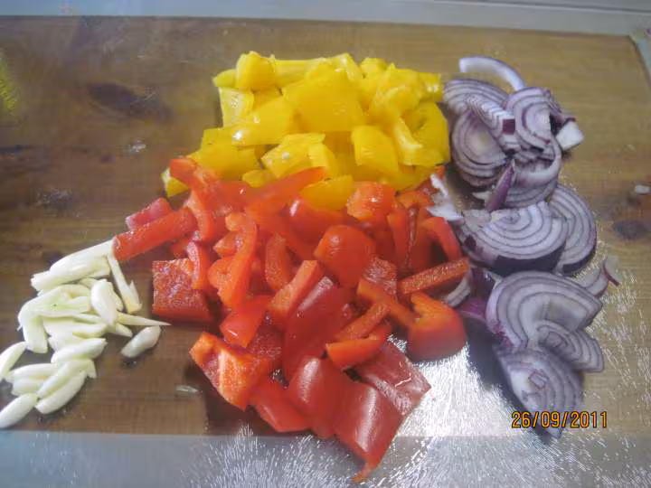 Blanc de poulet aux legumes amp pate d avoine