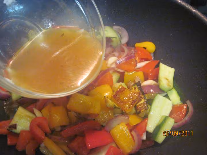 Blanc de poulet aux legumes amp pate d avoine