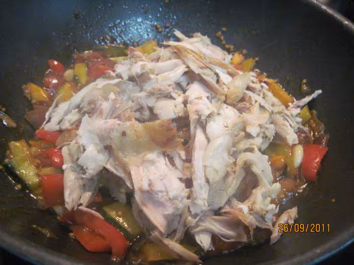 Blanc de poulet aux legumes amp pate d avoine