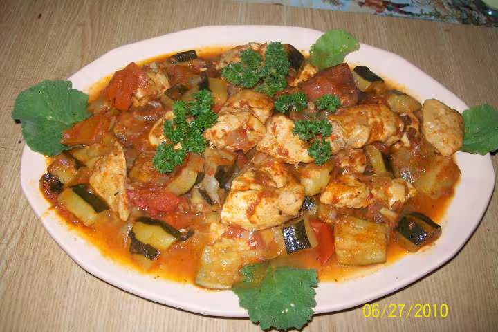 Blanc de poulet en sauce amp massale