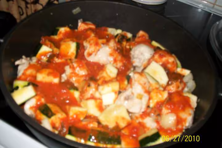 Blanc de poulet en sauce amp massale
