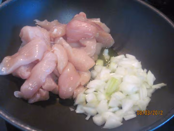 Blancs de poulet au carottes violettes