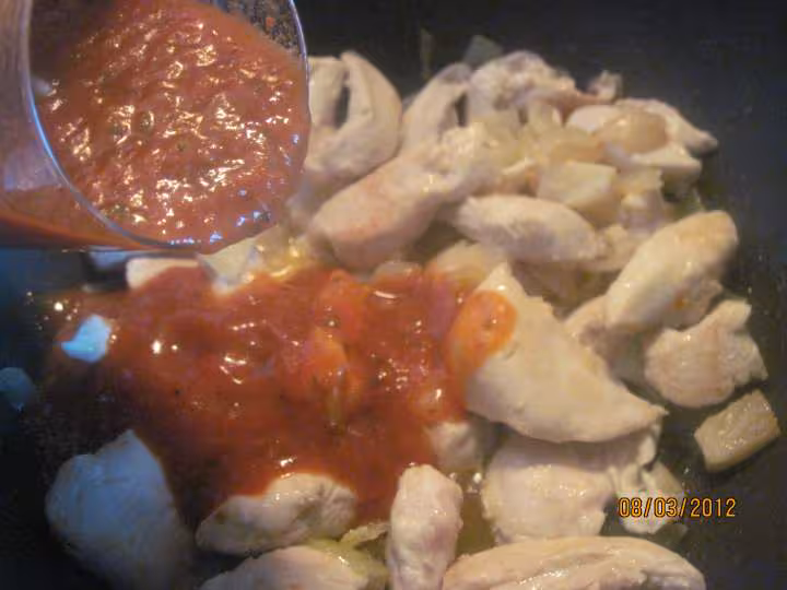 Blancs de poulet au carottes violettes