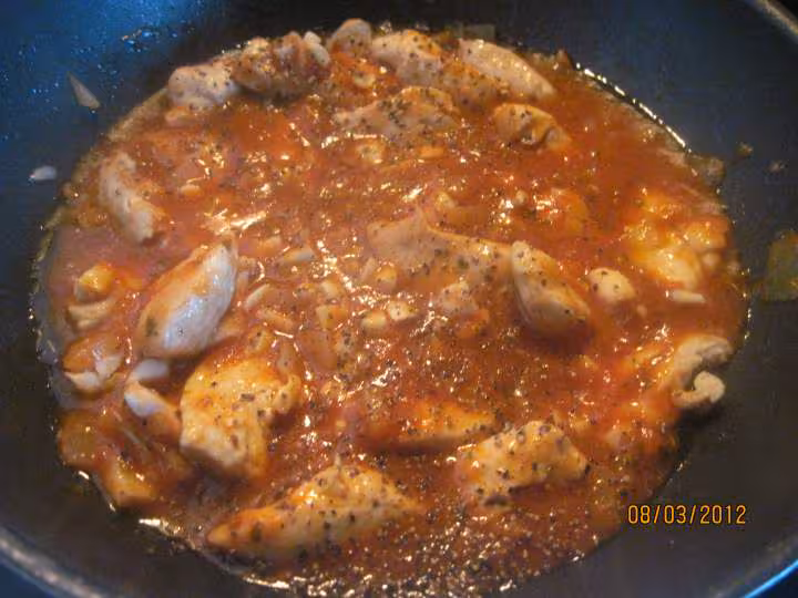 Blancs de poulet au carottes violettes