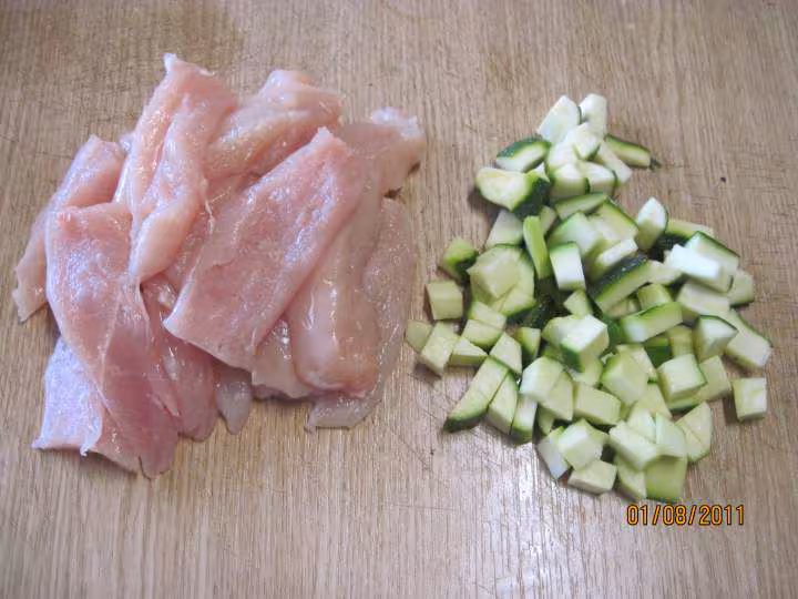 Blancs de poulet aux cocktail de champignons