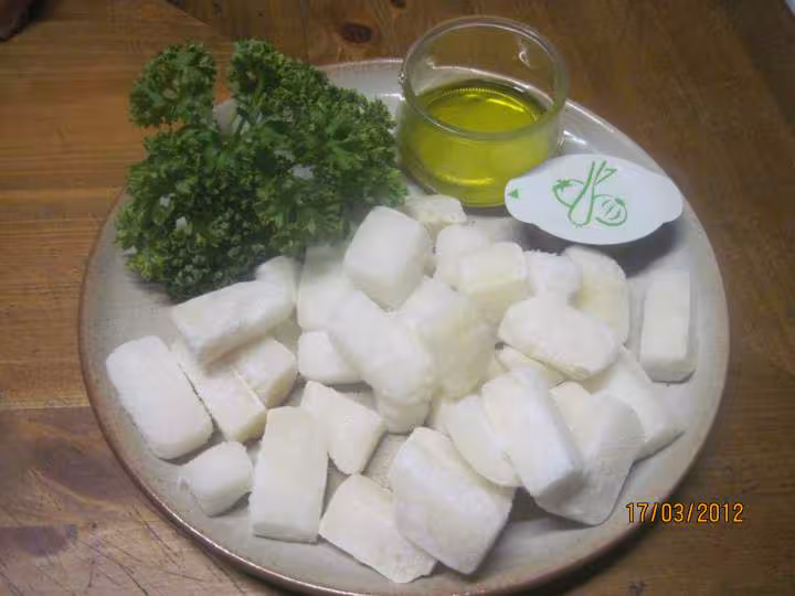 Blancs de poulet aux navets et champignons