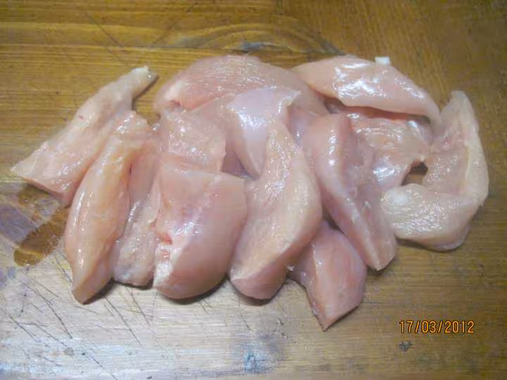 Blancs de poulet aux navets et champignons
