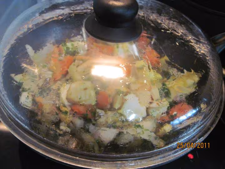 Blancs de seiche au endive sauce curry