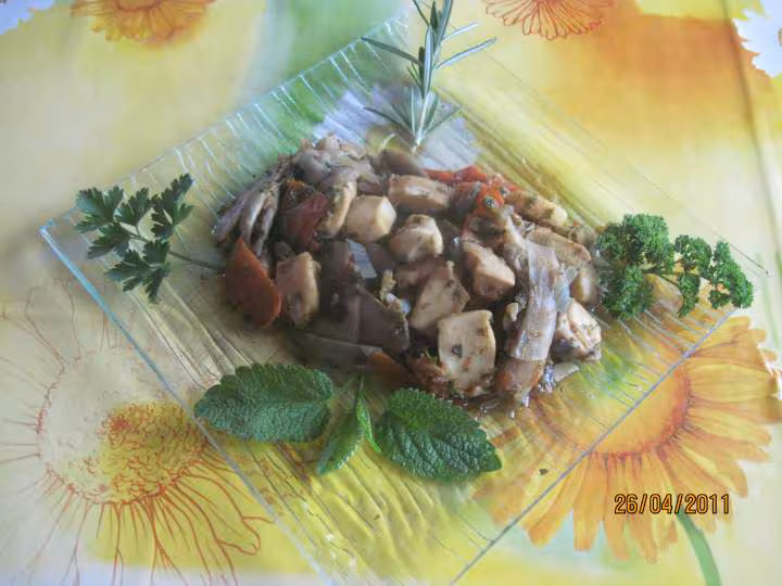 Blancs de seiche au endive sauce curry
