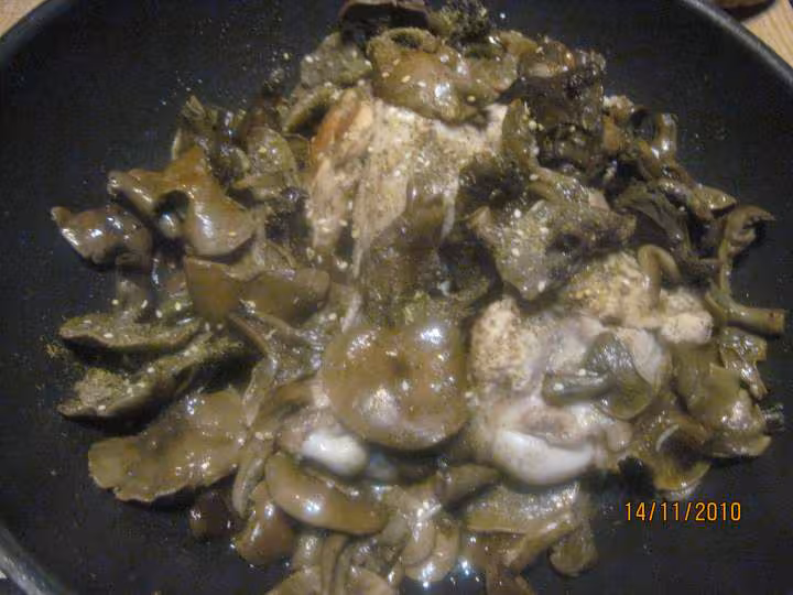Blanquette de dinde au pleurotes