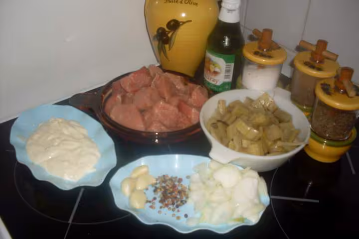 Blanquette de porc aux blettes