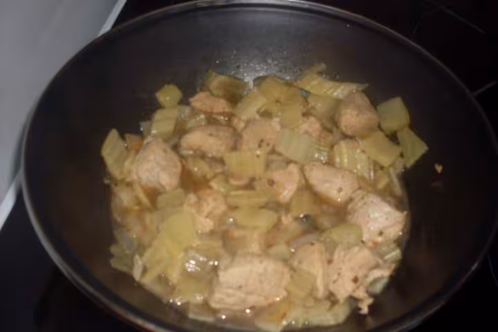 Blanquette de porc aux blettes