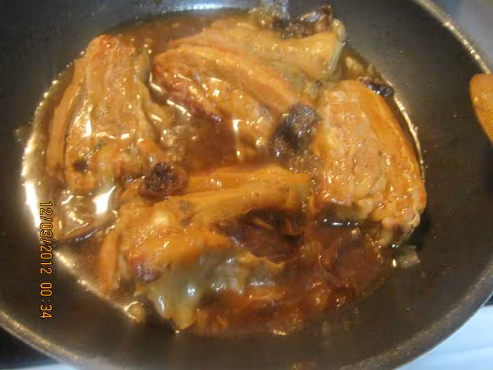 Blanquette de veau avec os aux epinards