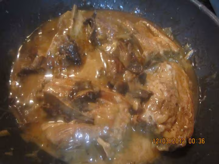 Blanquette de veau avec os aux epinards