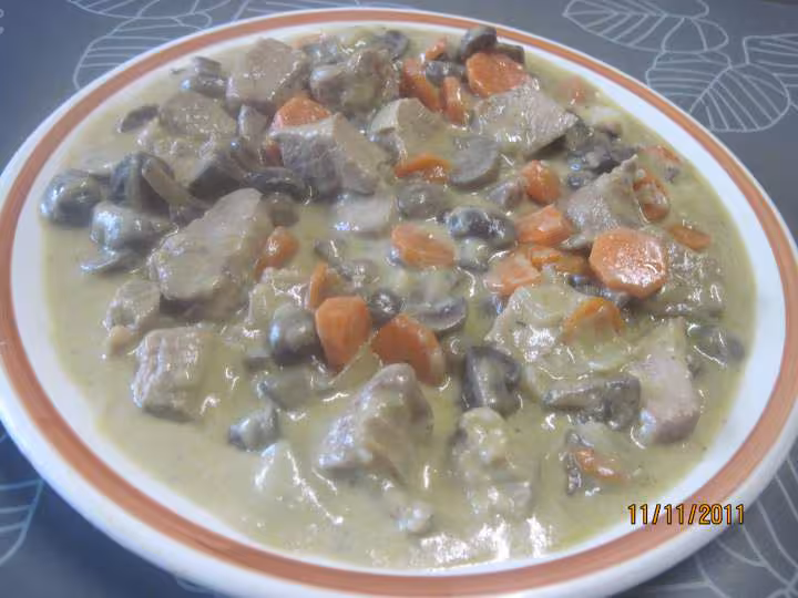 Blanquette de veau collier s os maison