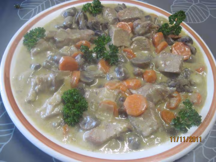 Blanquette de veau collier s os maison