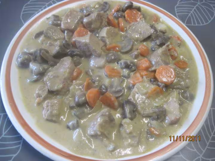Blanquette de veau collier s os maison