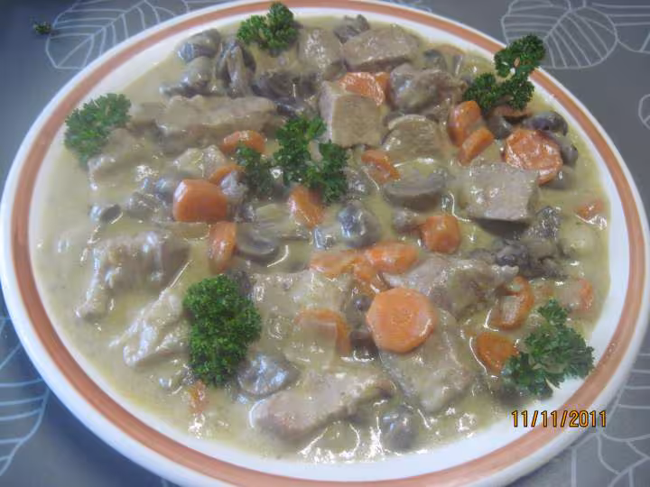 Blanquette de veau collier s os maison