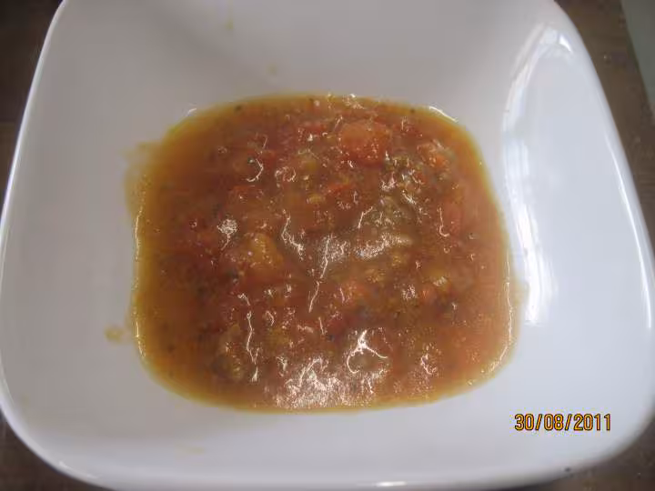Blettes a la sauce tomate gratinees