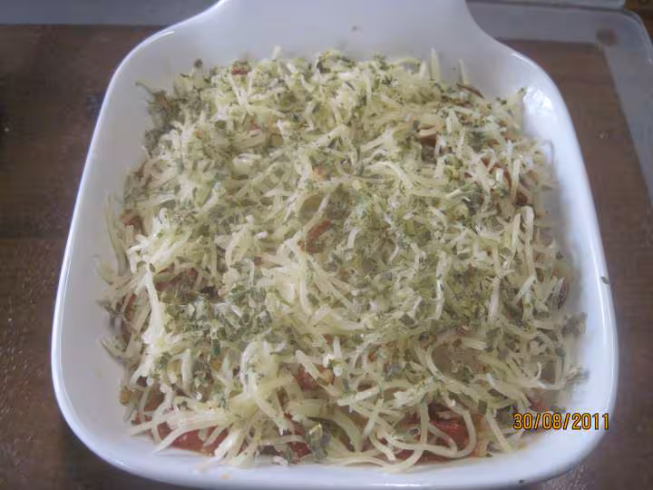 Blettes a la sauce tomate gratinees