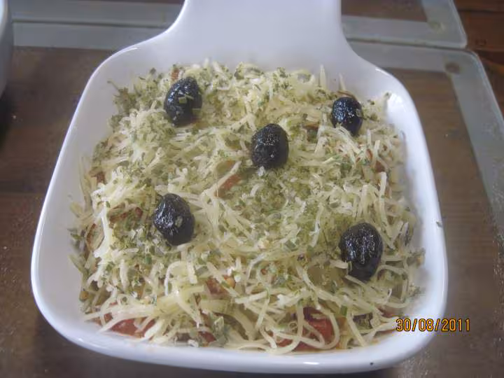 Blettes a la sauce tomate gratinees