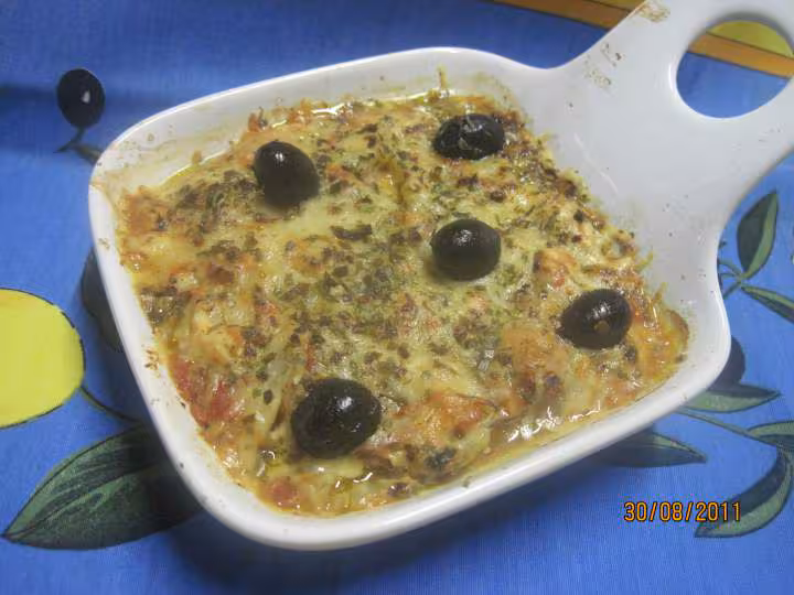 Blettes a la sauce tomate gratinees