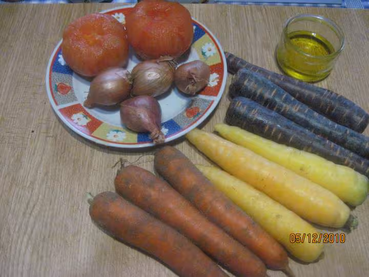 Boeuf a bourguignon variee aux 3 carottes