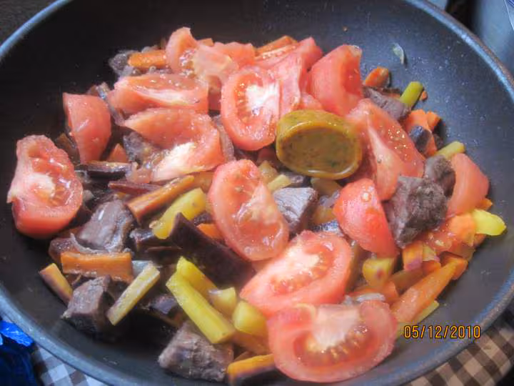 Boeuf a bourguignon variee aux 3 carottes