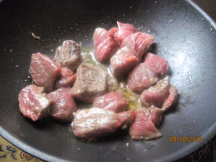 Boeuf bourguignon au melees de legumes