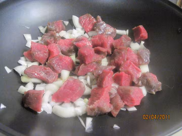 Boeuf carottes en wok