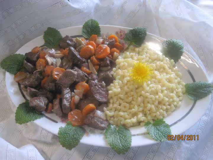Boeuf carottes en wok