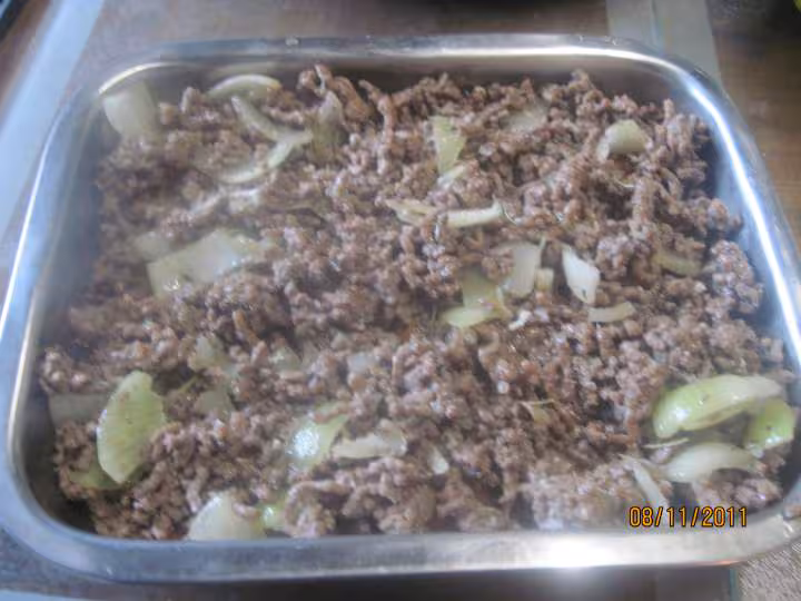 Boeuf hache aux carottes gratiner