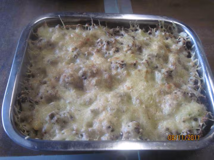 Boeuf hache aux carottes gratiner