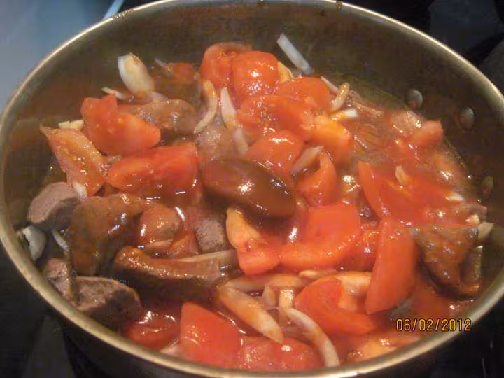 Boeuf navets sauce tomates mijoter