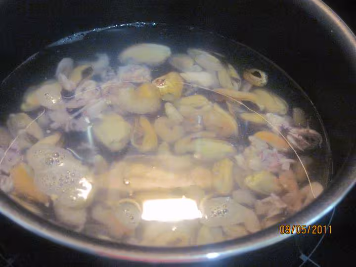 Bouchees a la reine aux cockail de fruits mer