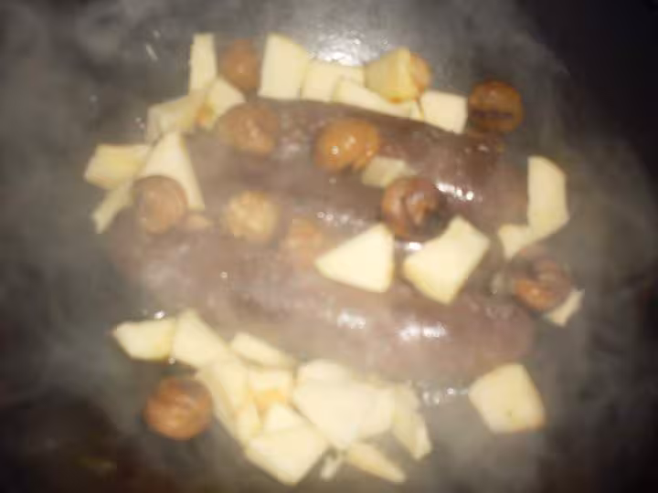 Boudins aux pommes chataignes