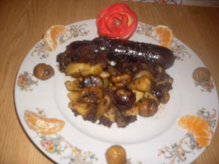 Boudins aux pommes chataignes