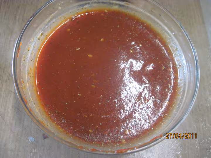 Boudins blancs aux legumes en sauce tomate