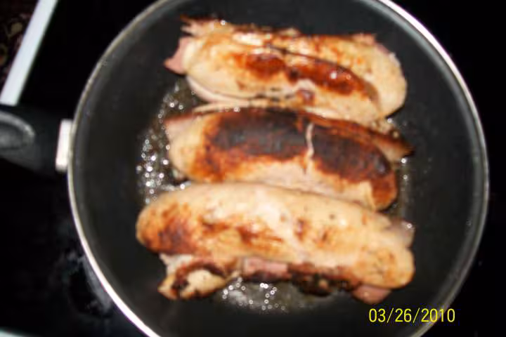 Boudins blancs lard fume amp legumes