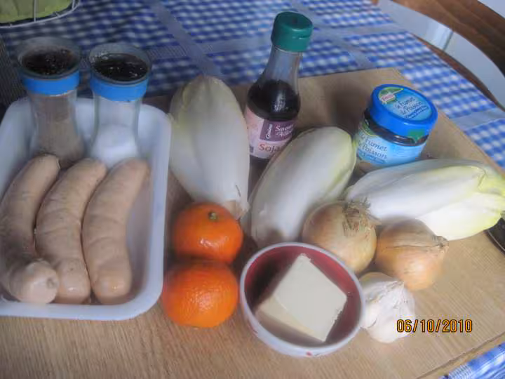 Boudins de saumon aux endives a l etouffee